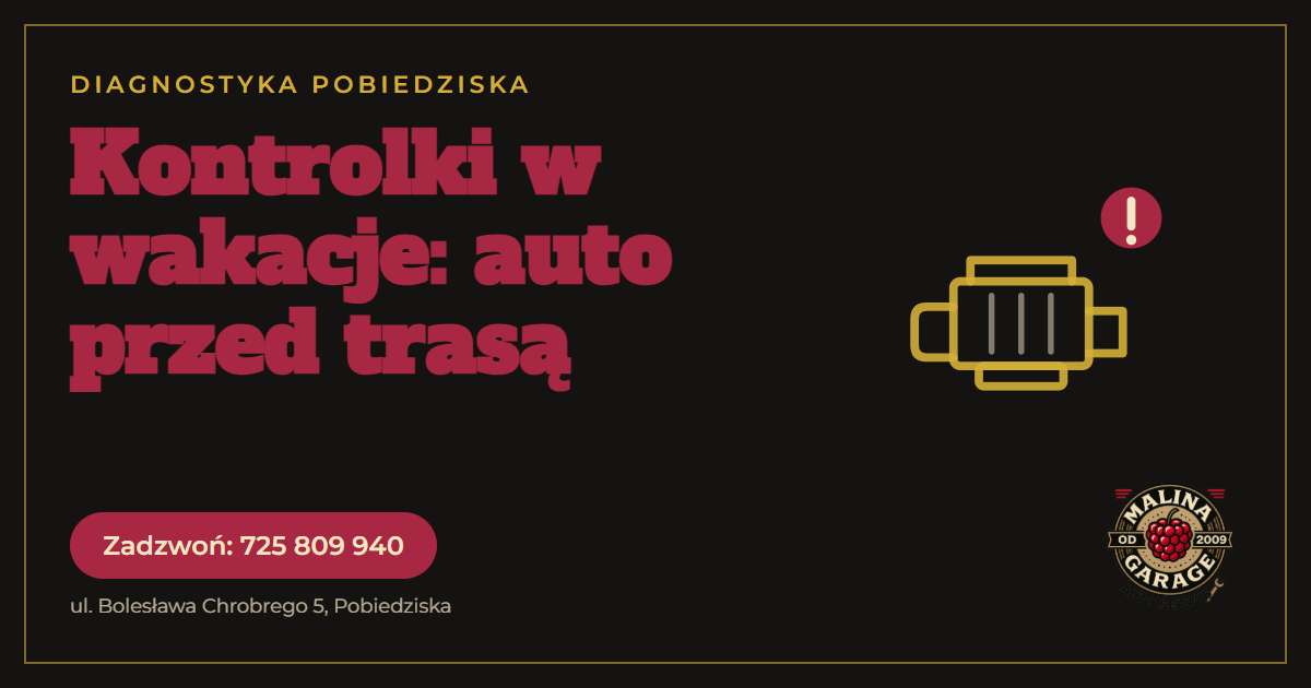 Kontrolka check engine i filtr DPF w dieslu w długiej trasie, odczyt błędów Malina Garage Pobiedziska